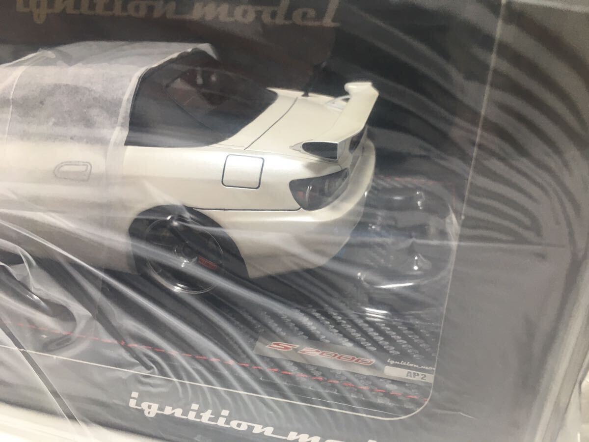 IG2588 1/18 Honda S2000 (AP2) Pearl White With Engine web限定 イグニッションモデル ホンダの画像7