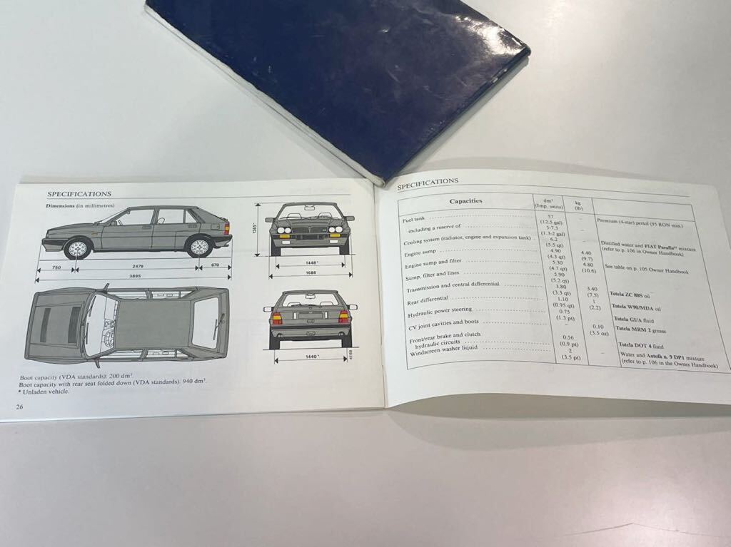 ☆LANCIA DELTA ランチア　デルタ　ＨＦ　取扱説明書　取説　オーナーズ ハンドブック ガレージ伊太利屋 / １６Ｖ ｋａｔ ハンドブック☆_画像9