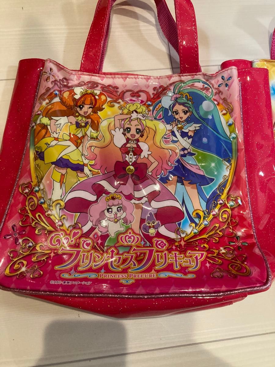 プリキュア バッグ キッズ　プリンセスプリキュア　魔法つかいプリキュア　バッグ　手持ちバッグ　女の子　男の子　キャラクター　