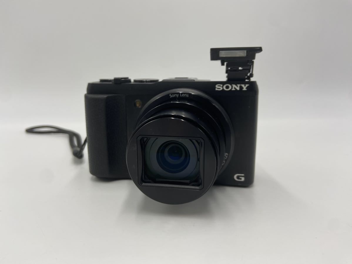 シャッターフラッシュok SONY ソニー コンパクトデジタルカメラ DSC-HX50V ブラックCyber-shot _画像1