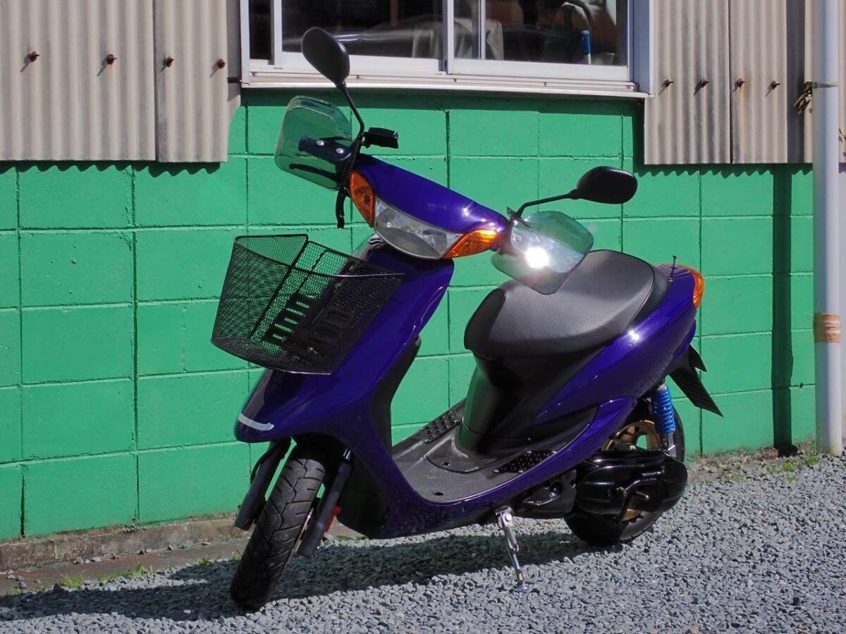 YAMAHAヤマハJOGジョグ50 SA16J A125E キタコ120kmメーター 改造車両 速いです。通勤快速 自賠責10年7月迄 65cc登録 メットイン ２ストの画像3