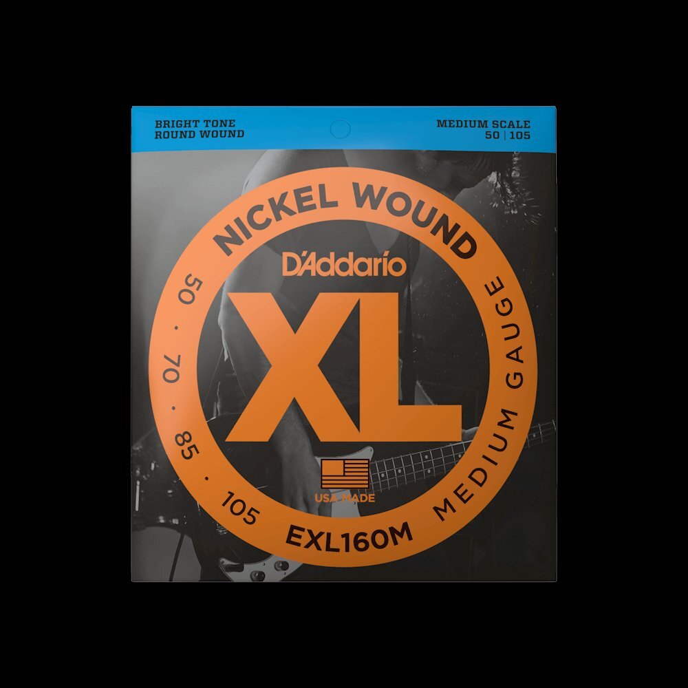 【エレキベース弦】 ダダリオ D'Addario EXL160M Medium Medium 50-105 XL NICKEL 正規品 ミディアムスケール_画像2