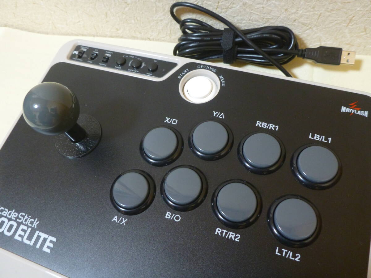 T-03151 / MAYFLASH / Arcade Stick F300 Elite / アーケードコントローラー / 簡易動作確認 / ゆうパック発送 / 80サイズ / ジャンク扱い_画像3