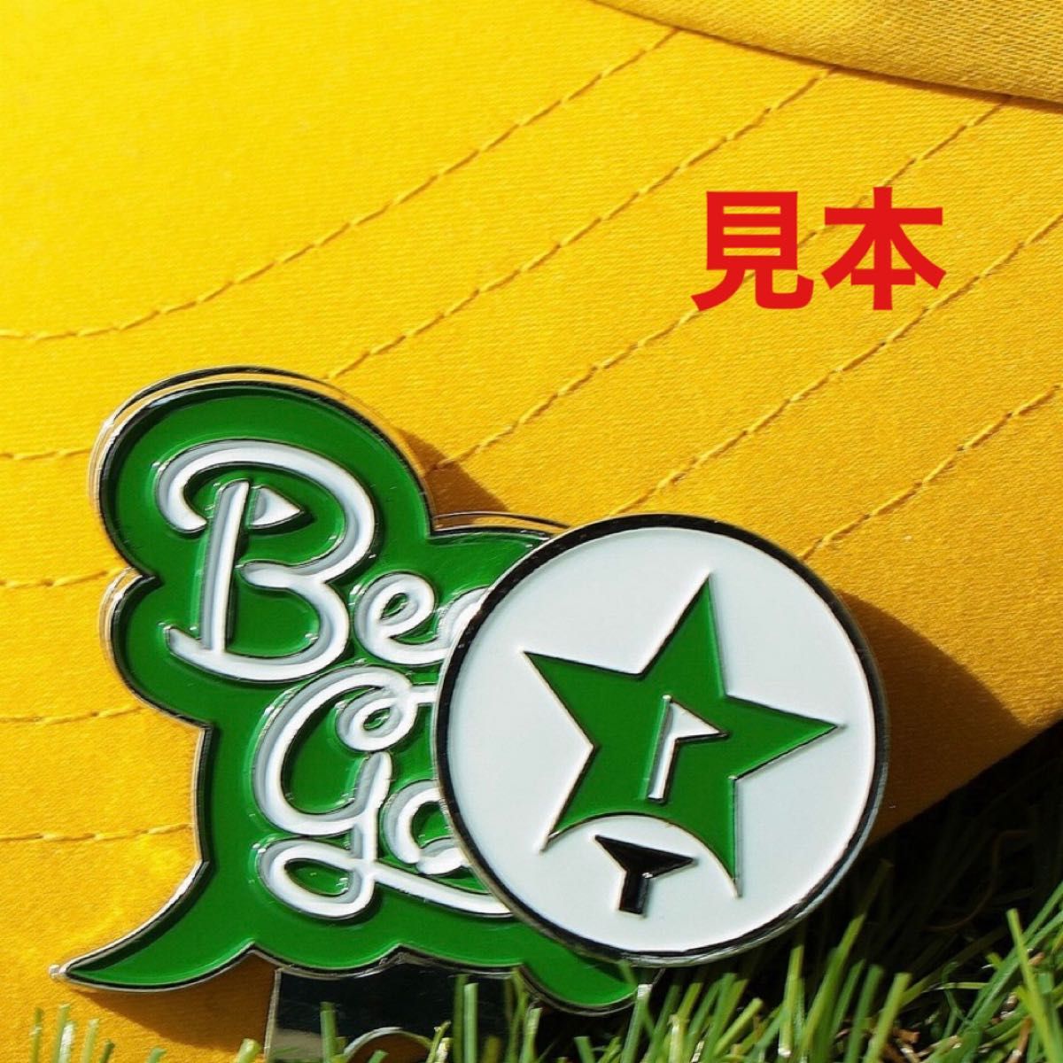 ビームスゴルフ BEAMS GOLF クリップ マグネット式 ゴルフマーカー スクリプトロゴ 新品未使用