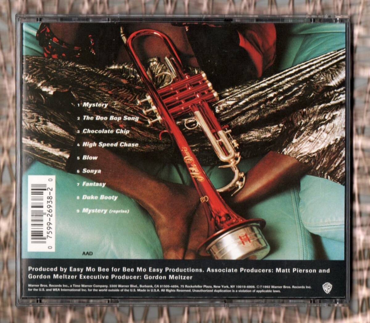∇ 美品 9曲入 輸入盤 Jazz CD/マイルス デイヴィス Miles Davis/ドゥー バップ Doo-Bop _画像2