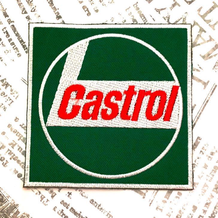 ワッペン / CASTROL カストロール #501 ハンドクラフト 手芸 刺繍 アメリカン雑貨 飾り 素材 アレンジ オシャレ ハンドメイドの画像1