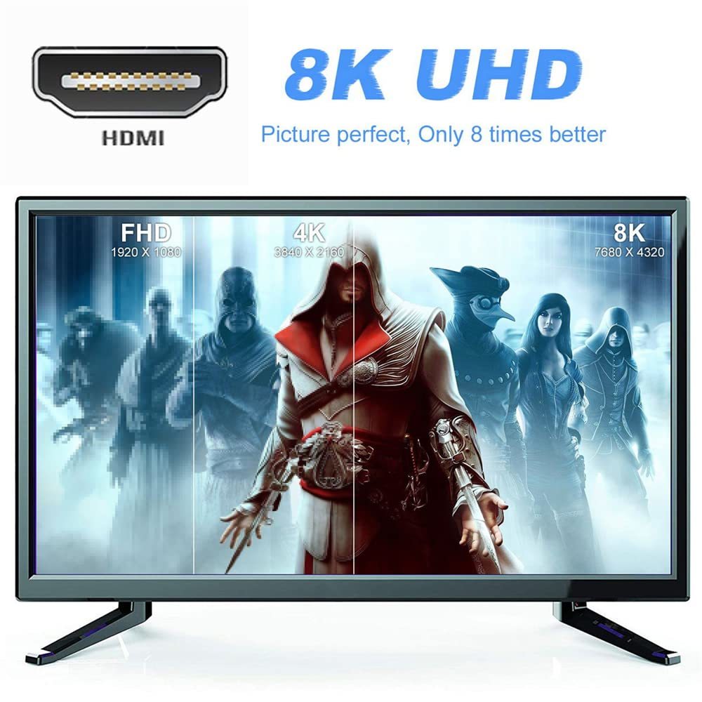 【特価商品】直角 90度 ロープロファイル 垂直 UHD メス 延長アダプター 2.1 8K HDMIオス-HDMI 60hz N_画像8