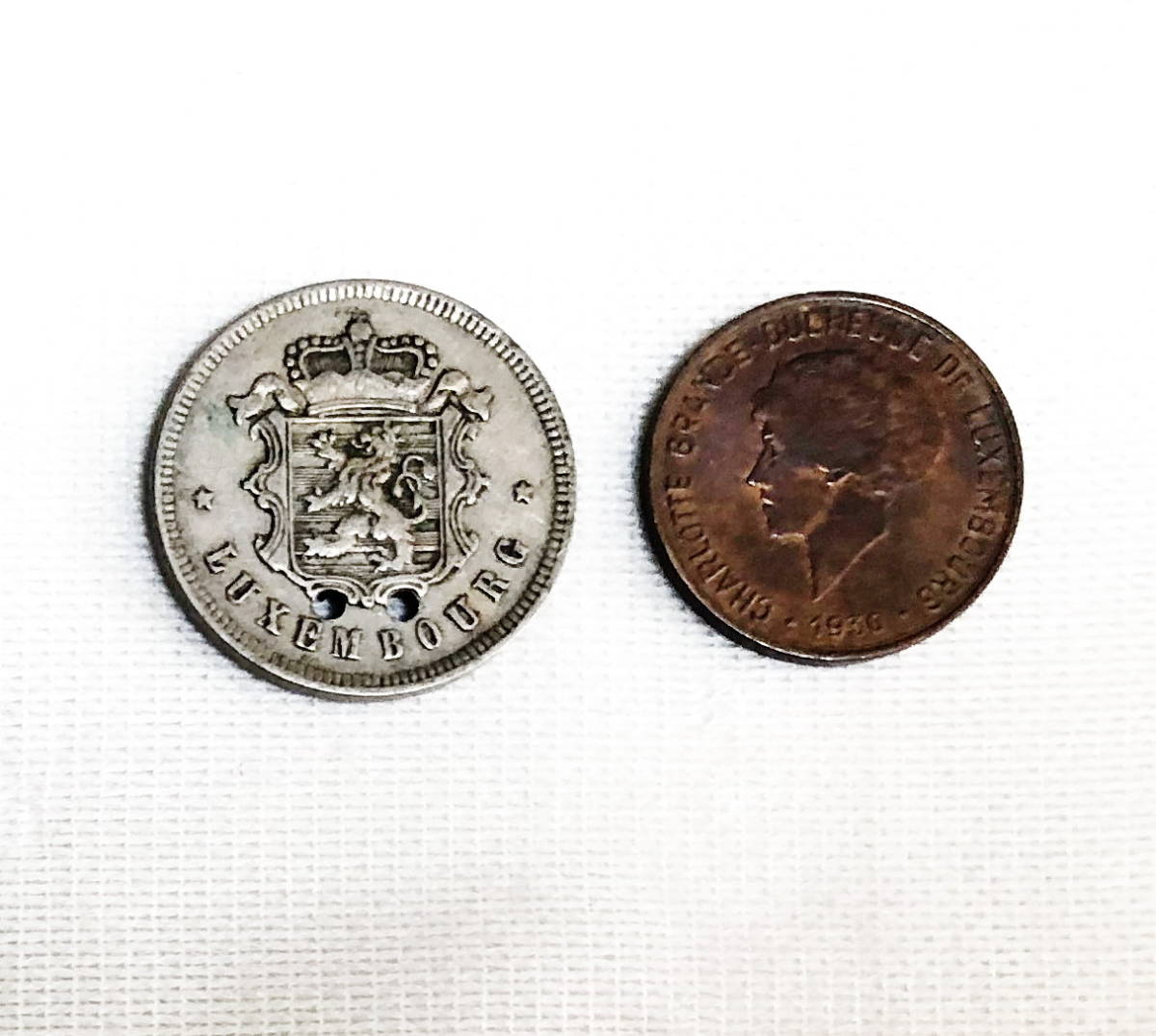 1927年~ ノルウェー 古い硬貨 2枚 ◆ce-21_画像1