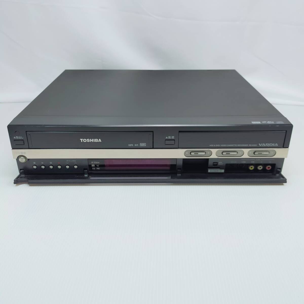 TOSHIBA 東芝 HDD VHS DVD レコーダー VARDIA RD-W301  ジャンクの画像3