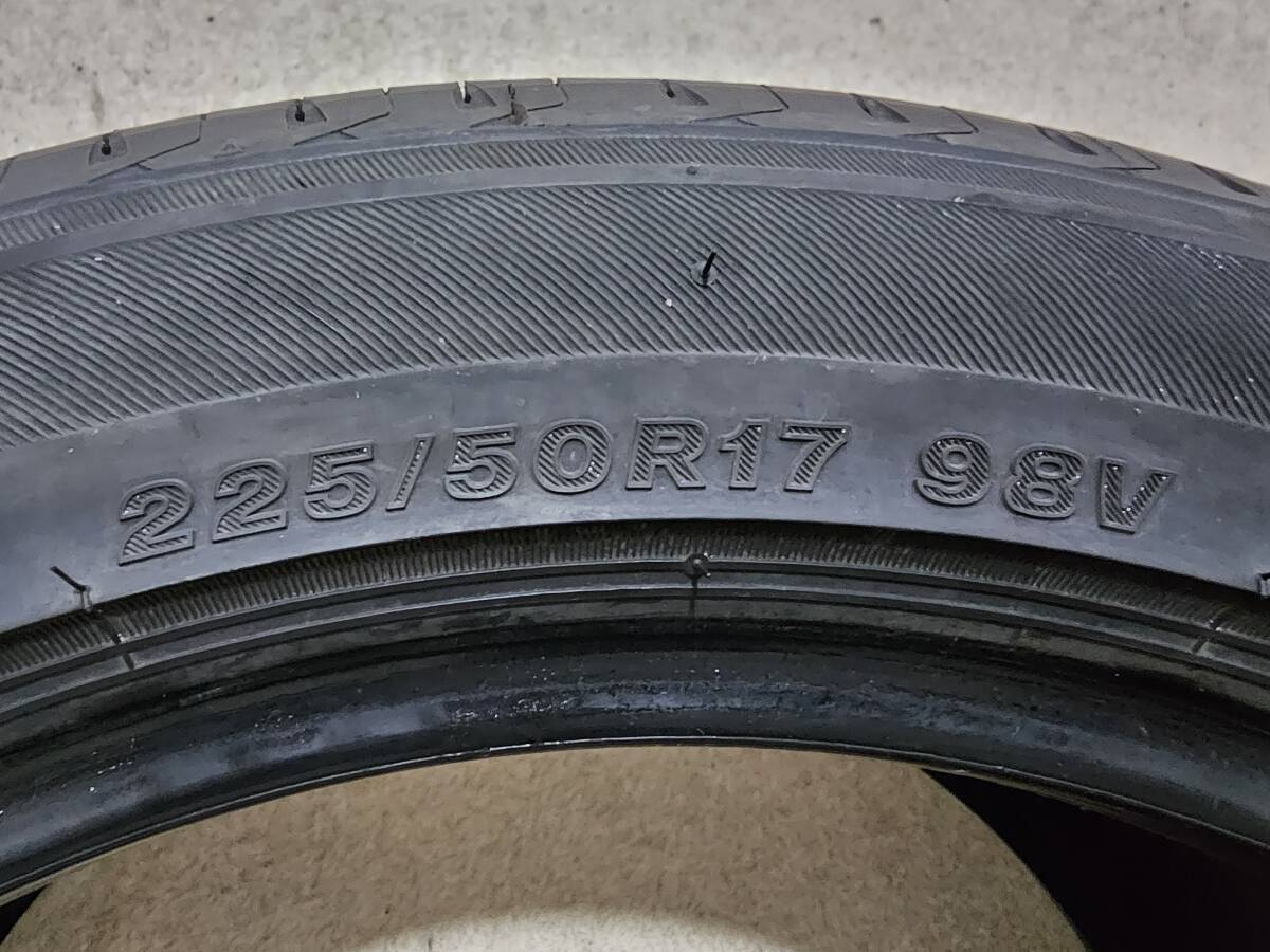 225/50R17 BS ブリヂストン REGNO レグノ GR-XⅡ 20年製 4本 バリ溝_画像8