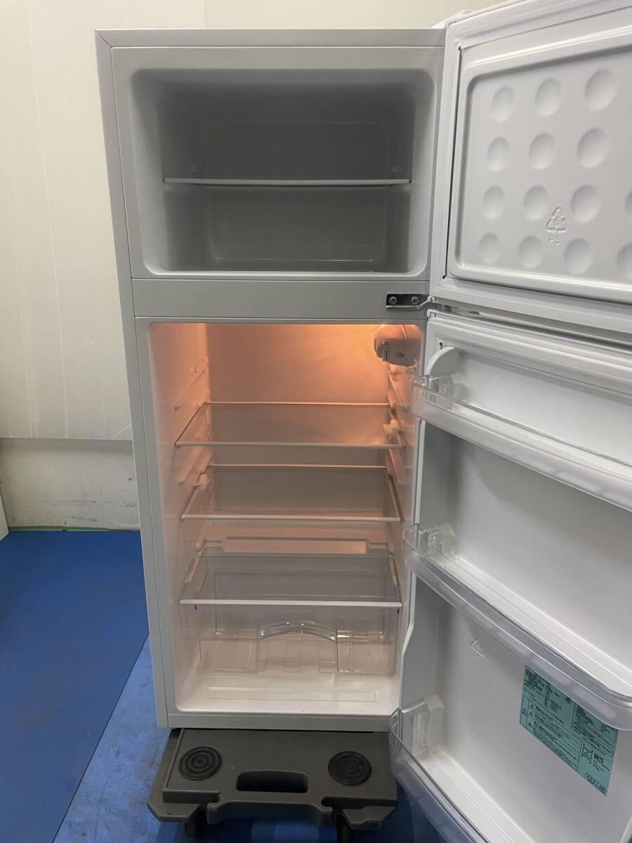 Haier■ハイアール ノンフロン冷凍冷蔵庫 JR-N130B 2021年製 中古品の画像2