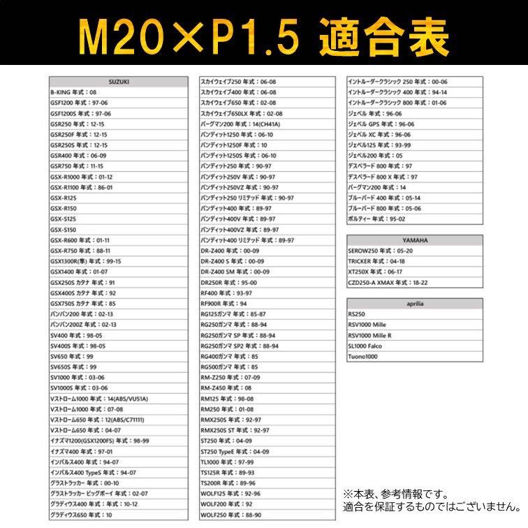 油温計 黒 M20×P1.5 GSX-S150 GSX-R600 GSX-R750 GSX1300R 隼 GSX1400 GSX250S カタナ GSX400S カタナ GSX750S カタナ オイルテンプメータの画像5