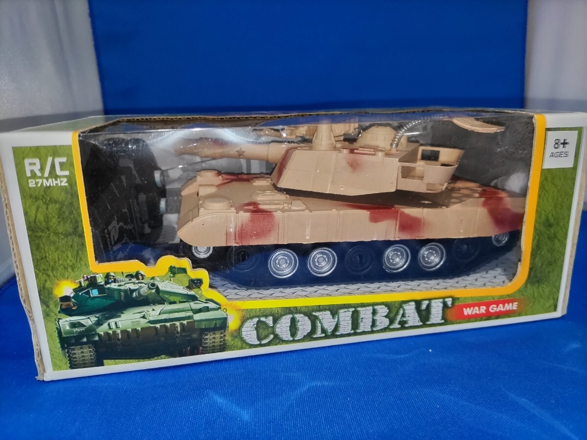 即決価格 【未開封品】R/C COMBAT 戦車 迷彩柄風 ラジコン ラジコンカー 同梱可能の画像2