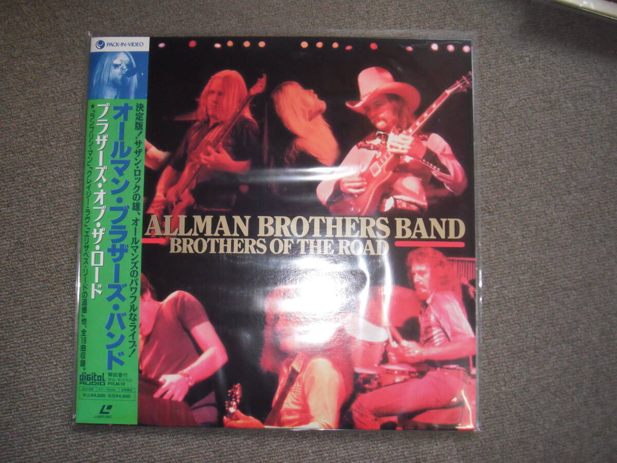 レーザーディスク・The Allman Brothers Band／オールマンブラザーズバンド アルバム・ブラザーズオブロード中古美品です。_画像1