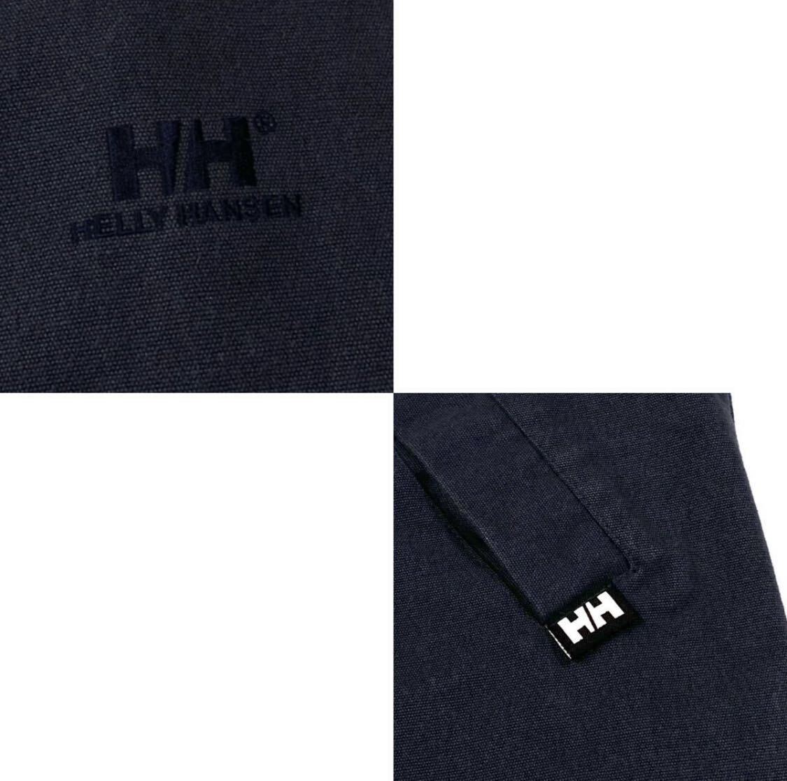 HELLY HANSEN(ヘリーハンセン)ダック生地ジャケット 中綿ライナー付き 3way 刺繍ロゴ メンズM ネイビー系/グレー系_画像7