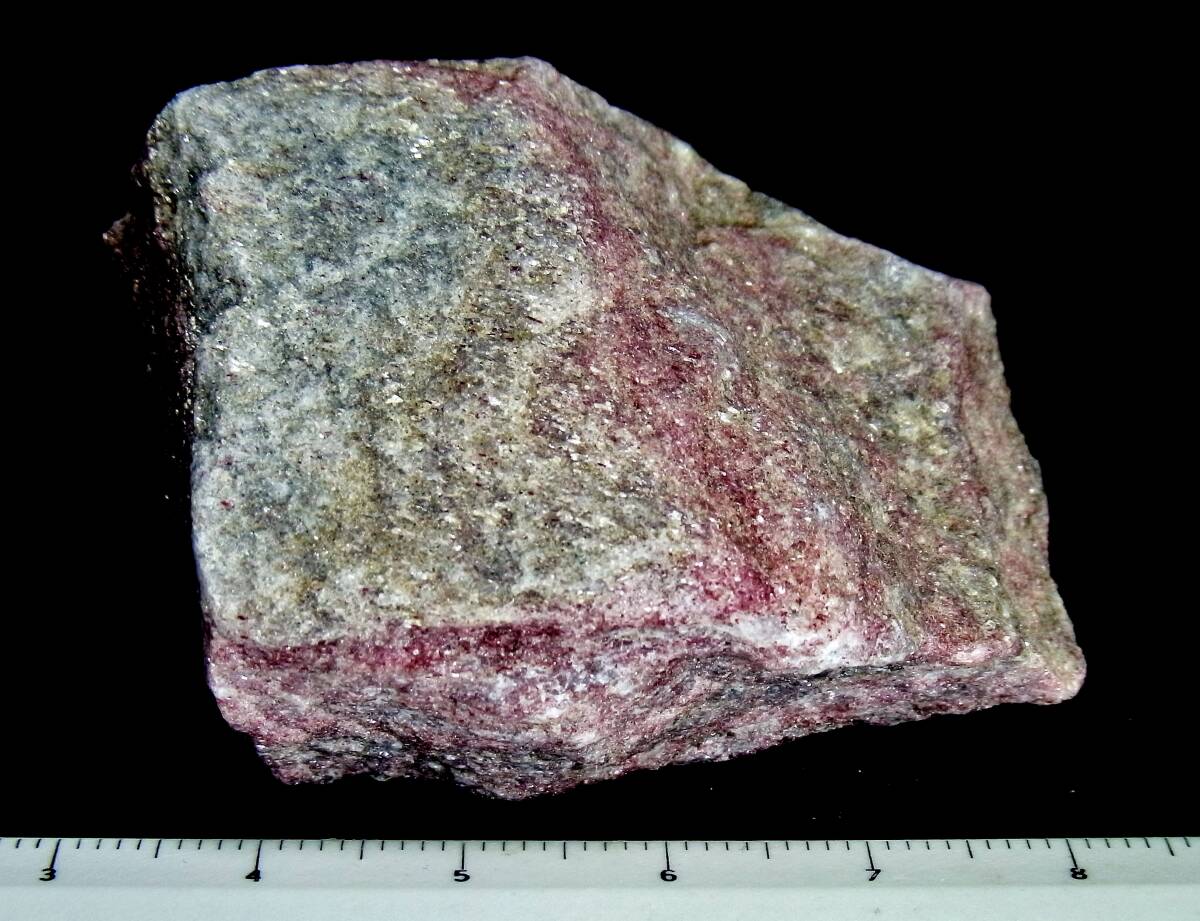 [国産鉱物]　紅簾石片岩・愛媛県産　A66_画像7