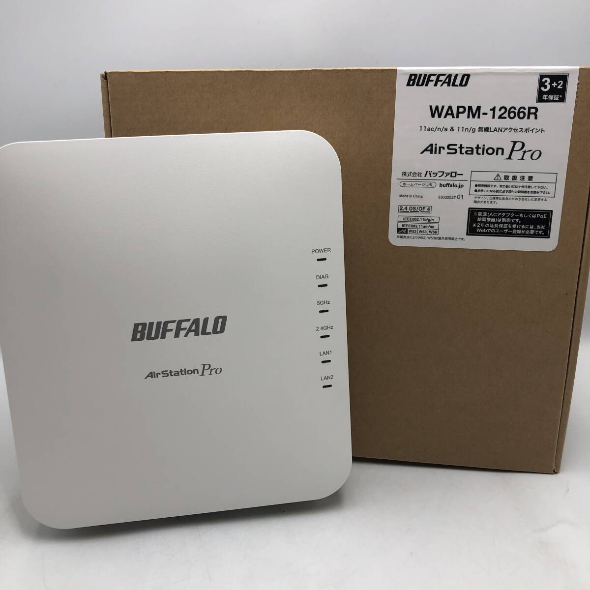 【未検品】BUFFALO 法人向け 管理者機能搭載 無線アクセスポイント WAPM-1266R /Y16099-J1_画像1