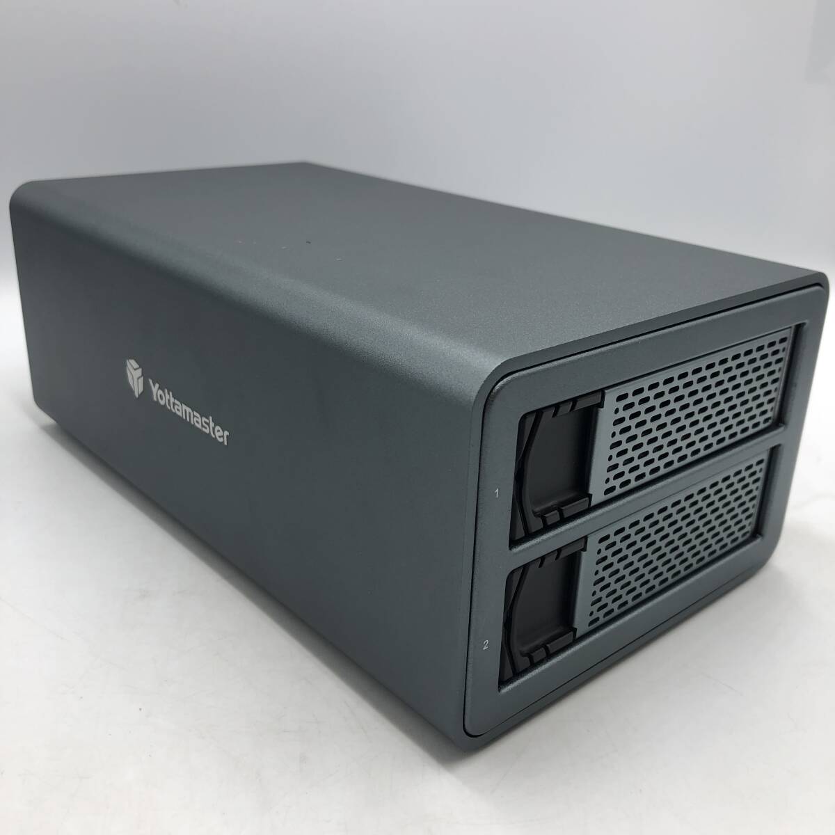 【ジャンク】Yottamaster HDDケース 3.5インチ USB3.0接続 2Bay ハードディスクケース FS2RU3 /Y16243-X1の画像3