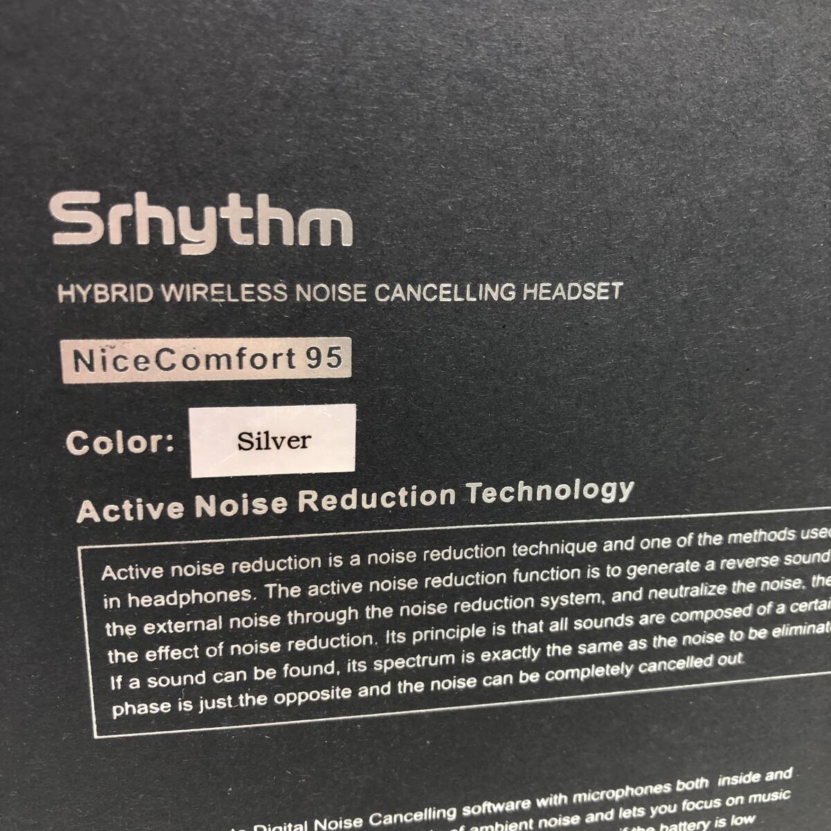 【通電確認済】srhythm NC95 ヘッドホン Bluetooth ワイヤレス /Y16276-J1の画像10