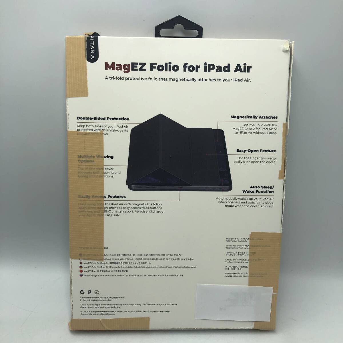 PITAKA MagEZ Folio for iPad Air 10.9インチ /Y16402-E2_画像9