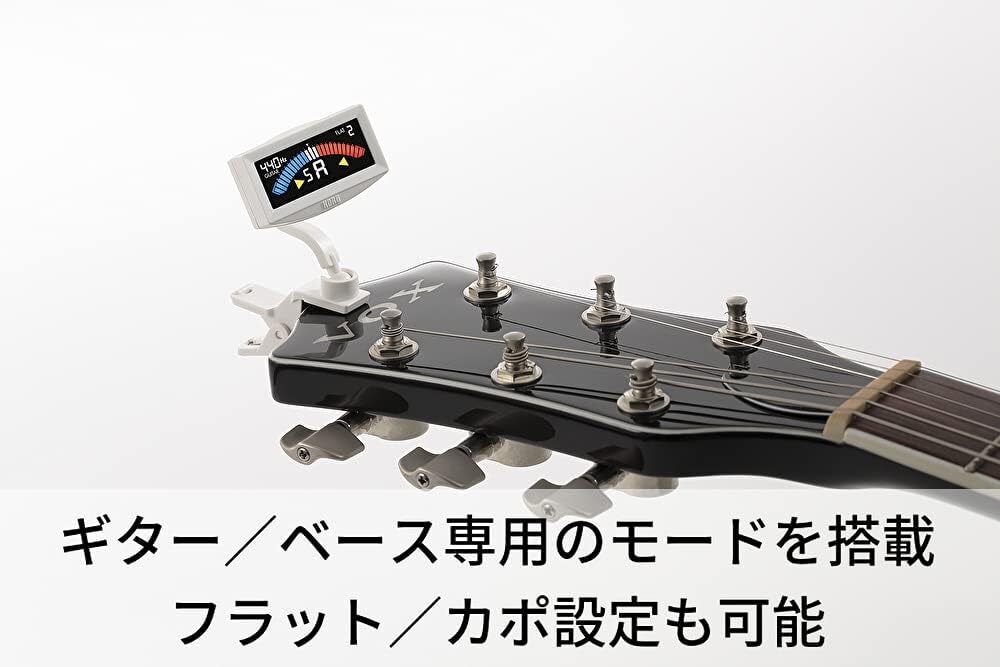 KORG(コルグ) ギター/ベース用 クリップチューナー PitchCrow-G AW-4G BK ブラック ±0.1セントの高精_画像7