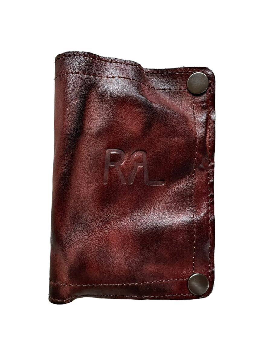 RRL Double RL ダブルアールエル レザーウォレット ビンテージ加工 財布 カードケース コインケース