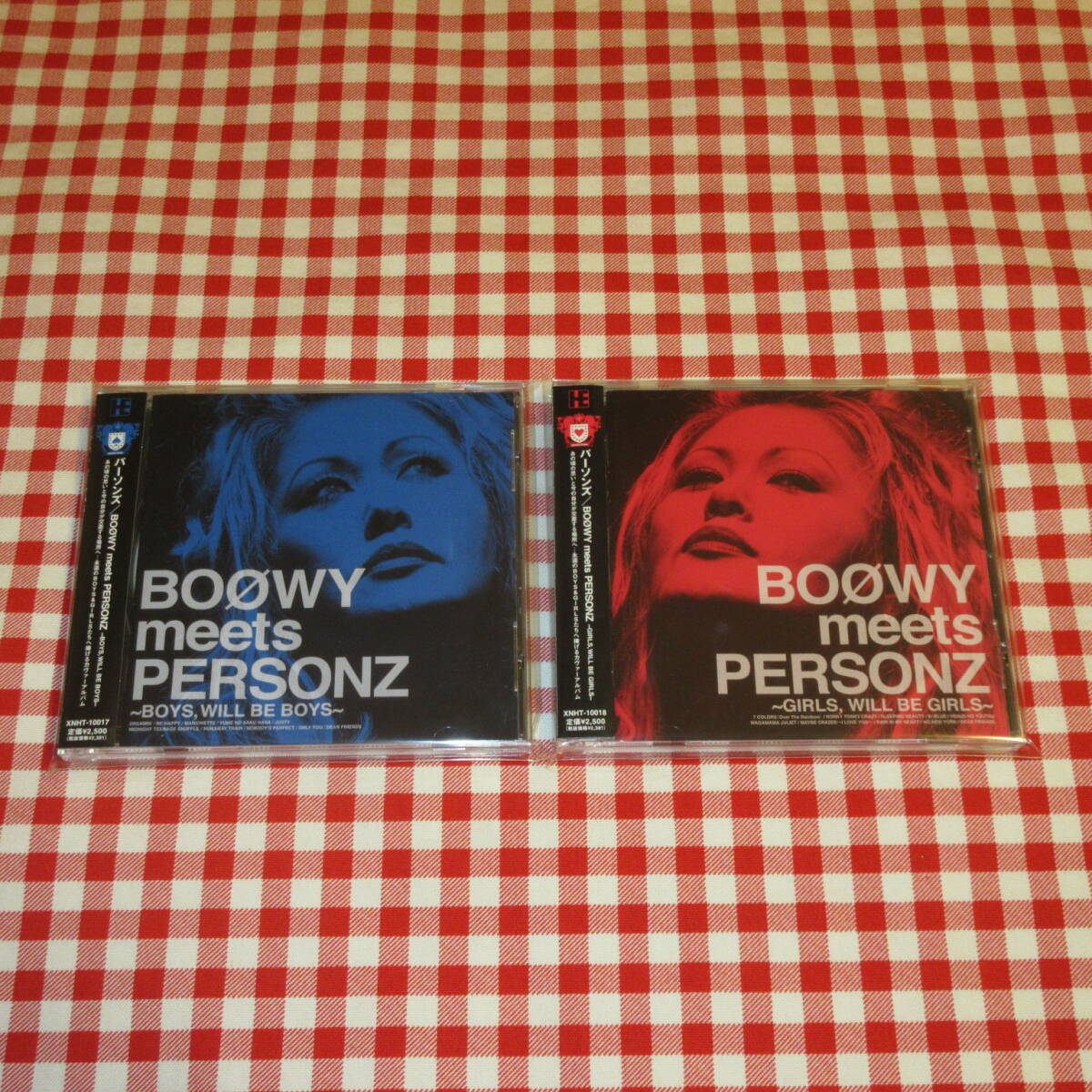 パーソンズ/BOOWY meets PERSONZ《青盤・赤盤 ２枚セット》◆～BOYS, WILL BE BOYS～/～GIRLS, WILL BE GIRLS～_画像2