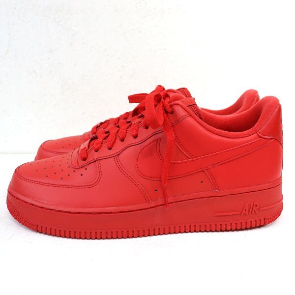 NIKE (ナイキ) AIR FORCE 1 07 LV8 1 “Triple Red” / エアフォース1 07 LV8 1 トリプルレッド CW6999-600 未使用品 27cm / S00688_画像2