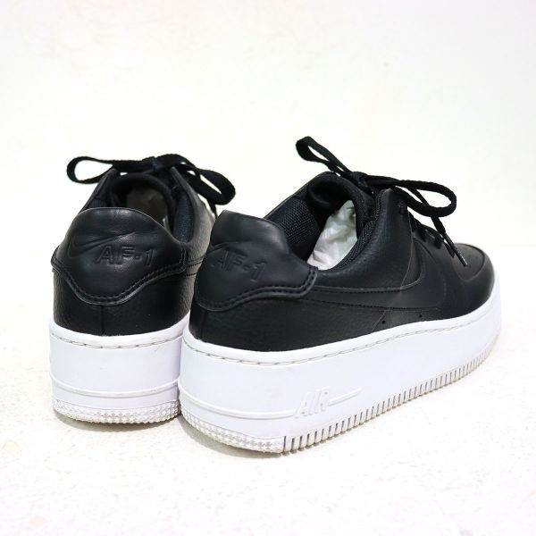 NIKE (ナイキ) WMNS AIR FORCE 1 SAGE LOW “Black White” / エアフォース1 セージ ロー AR5339-002 中古品 23cm / S00534_画像3