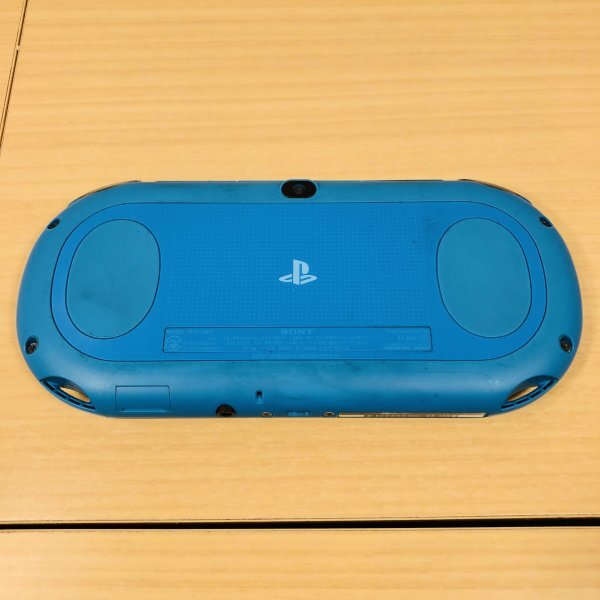 【動作確認済み/ジャンク扱い/24-03-241】SONY プレイステーション Vita PCH-2000 ZA23 アクアブルー 本体 PS VITA 携帯ゲーム機_画像6