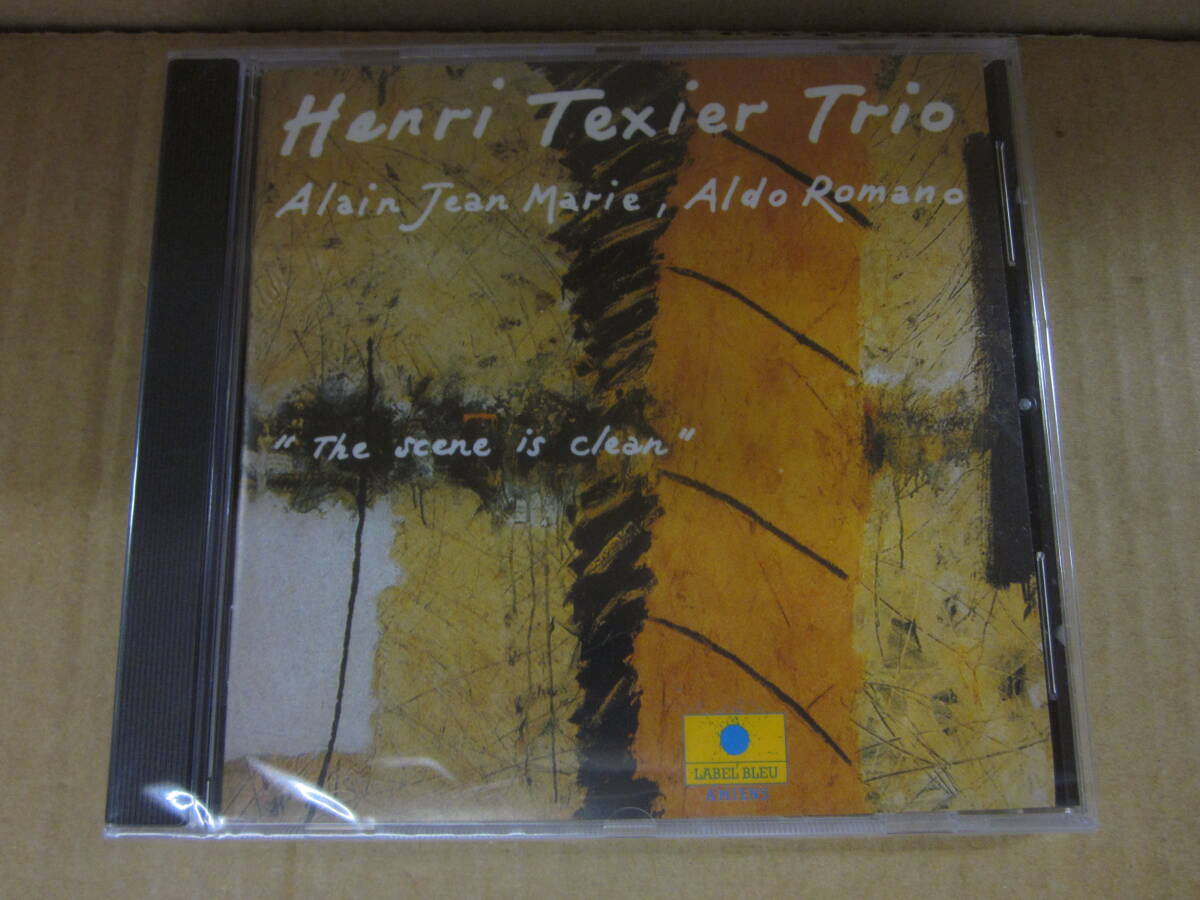 jj115/未開封 JAZZ ピアノトリオ CD 輸入盤 /HENRI TEXIER TRIO / THE SCENE IS CLEANの画像1