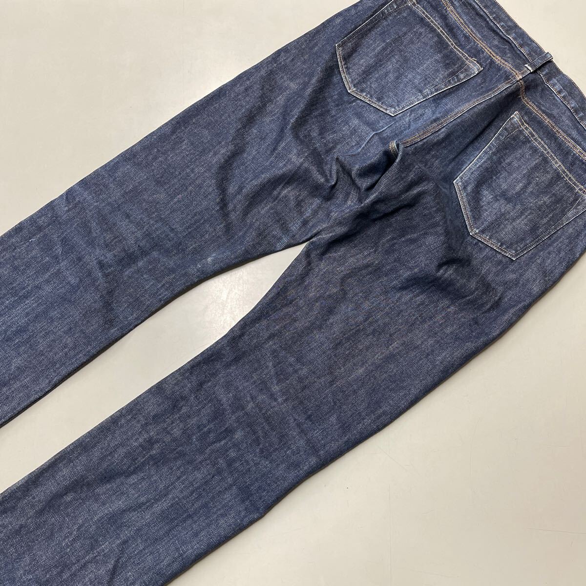  J Crew J.CREW jeans Denim pants 34 -inch men's slim strut SLIM STRAIGHT cell biji red ear bottom 