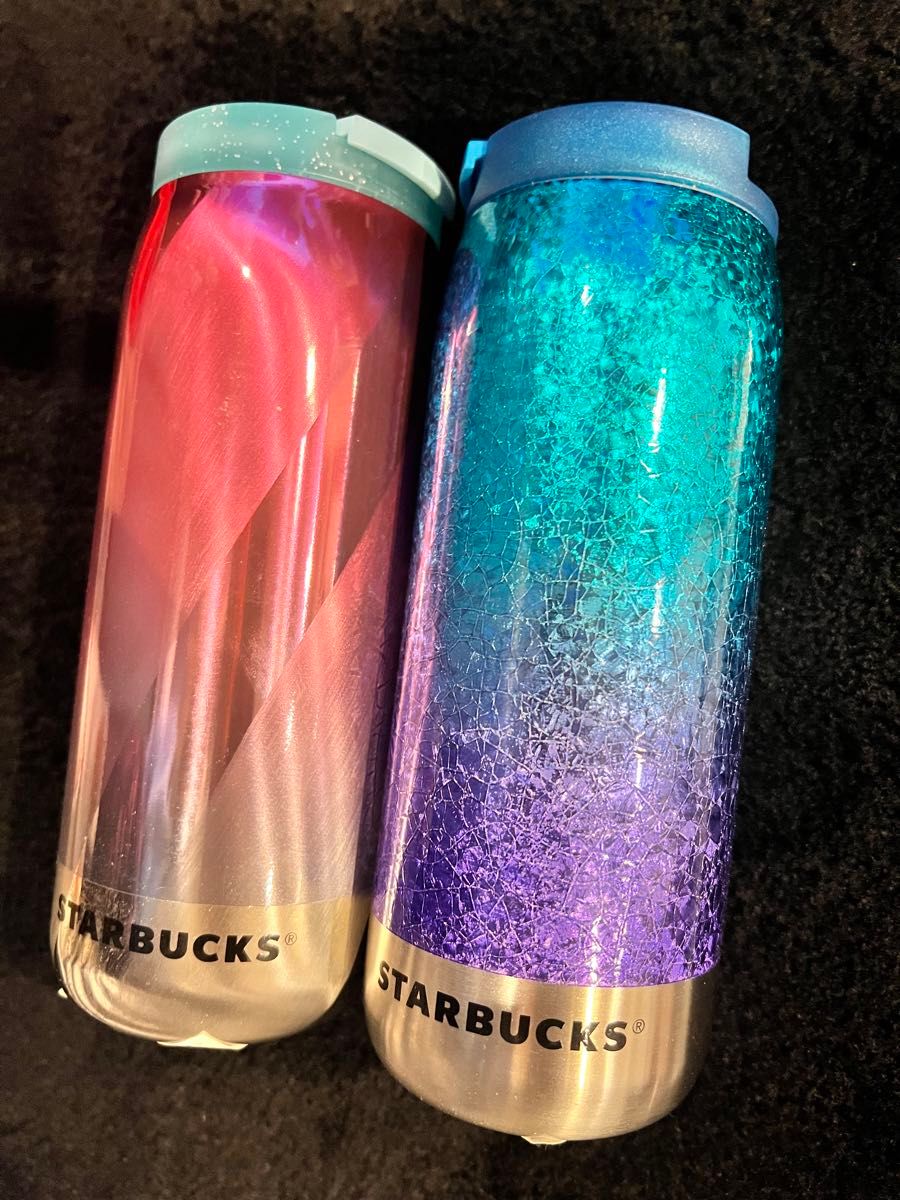 スターバックス スタバ　カンシェイプステンレスボトルクラックグラデーション355ml スターバックス STARBUCKS