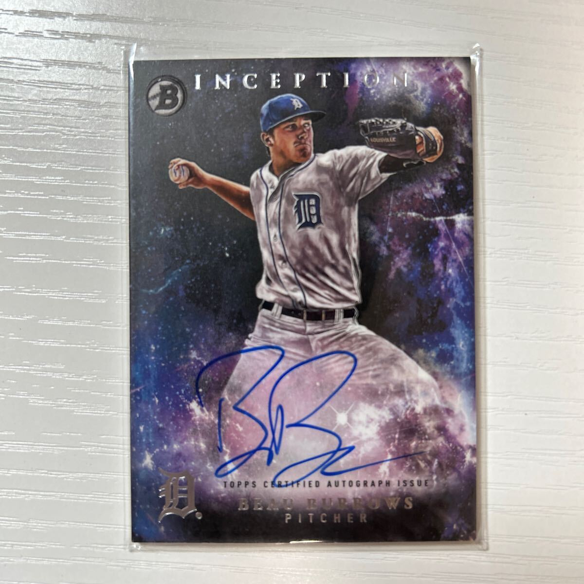 2016 Bowman Inception Beau Burrows auto_画像1