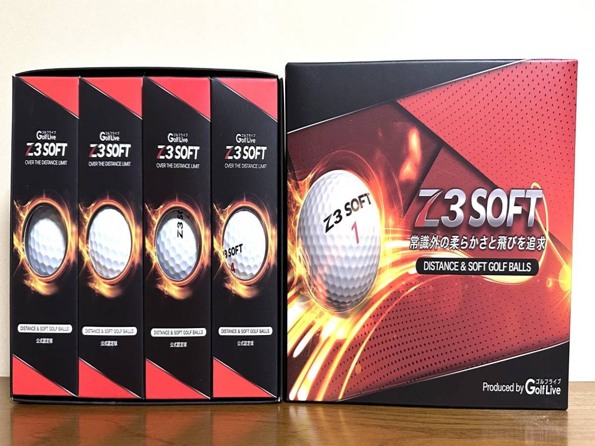 ☆送料無料☆新品☆10ダース(120個)まとめて☆ Golf Live オリジナルゴルフボール Ｚ3 SOFT ゴルフライブ ①_画像4