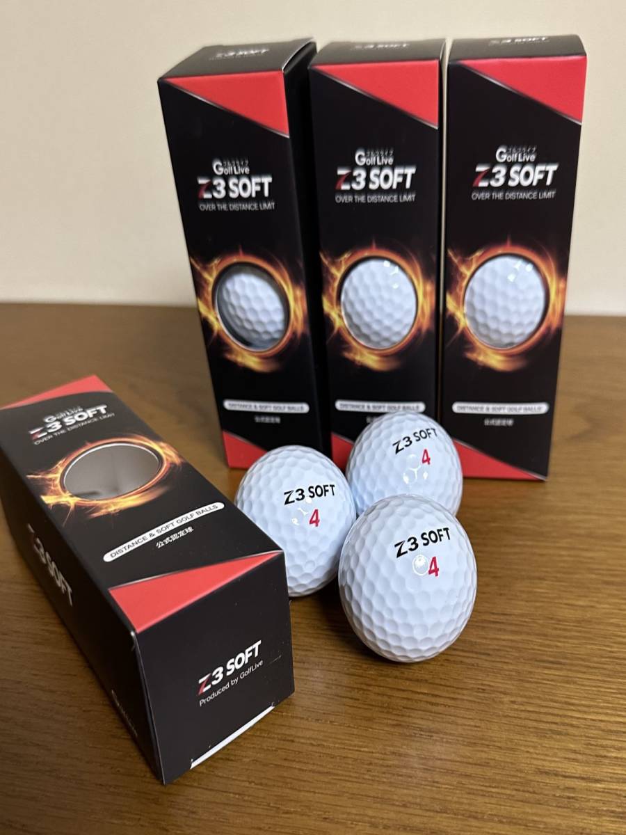 ☆送料無料☆新品☆10ダース(120個)まとめて☆ Golf Live オリジナルゴルフボール Ｚ3 SOFT ゴルフライブ ①_画像6