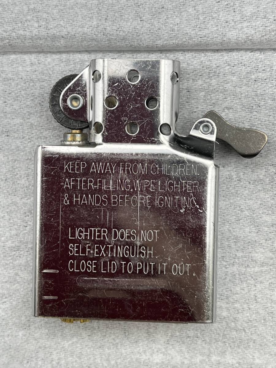 (9221)ZIPPO/ジッポ オオトカゲ革巻 2015年2月 製造 ジッポー 喫煙具 着火未確認 現状品 【ジャンク】の画像8