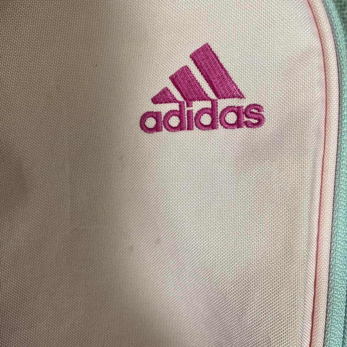 adidas アディダス シューズバッグ　キッズ　ピンク