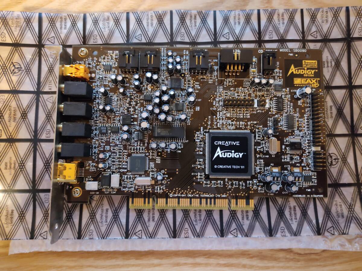 Creative Sound Blaster Audigy SB1394 Model:SB0090 PCI接続_画像1