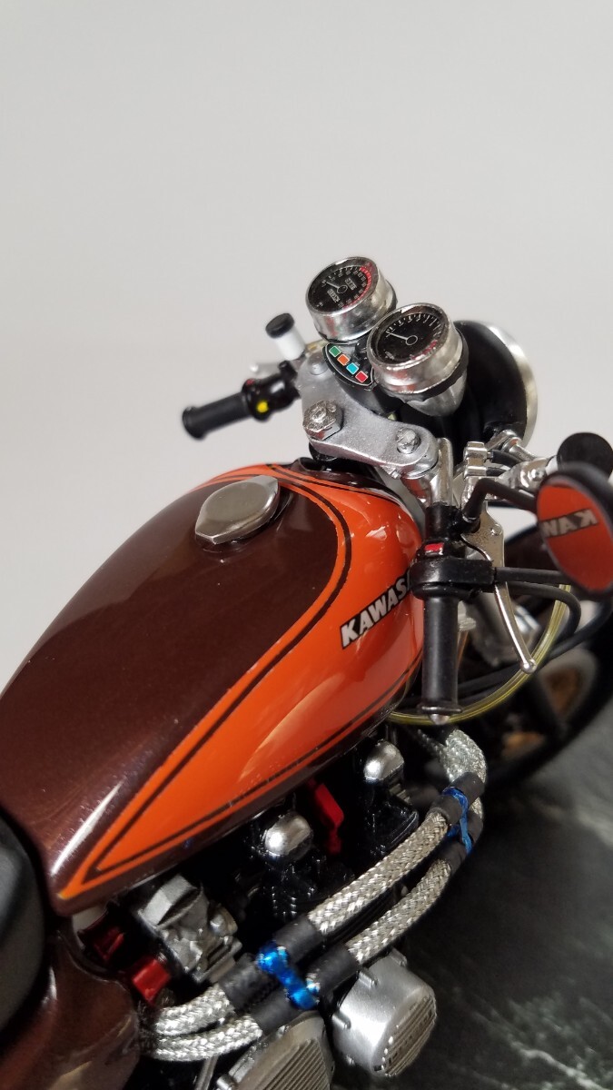 アオシマ模型 1/12 KAWASAKI Z2 750RS´Customの画像6