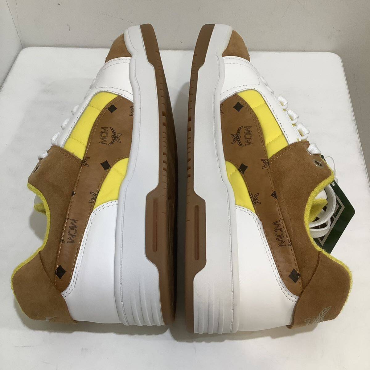 PUMA プーマ 2022A/W 387665-01 MCM Slipstream Lo Bright White/Vibrant Yellow ブラウン 26.5cm 653929_画像4