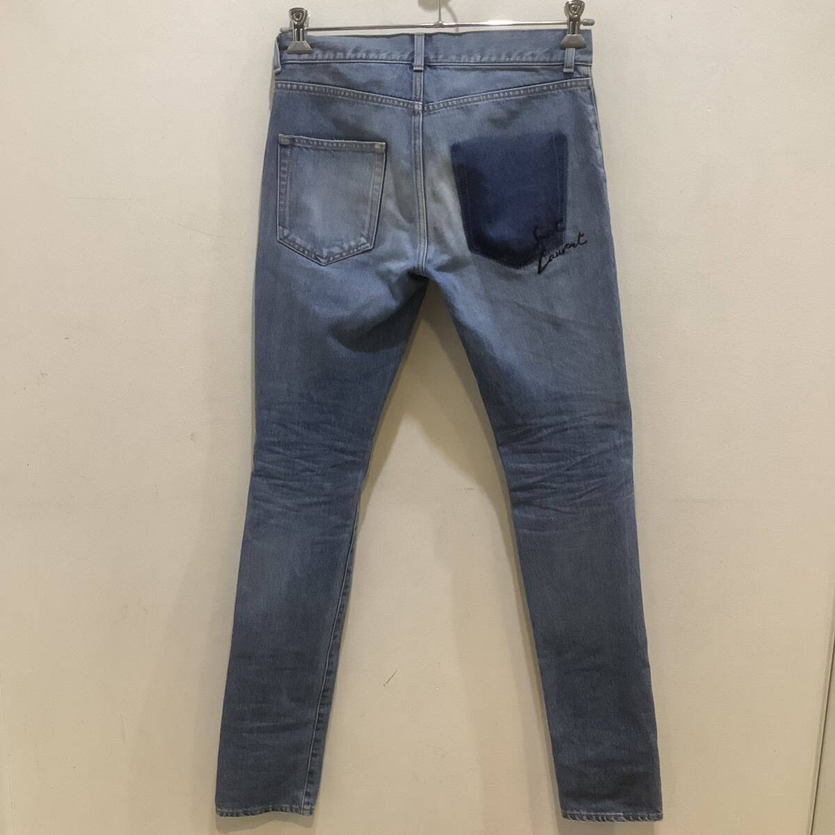 SAINT LAURENT PARIS サンローラン 483058 パンツ デニムパンツ ジーンズ インディゴ 654191_画像2