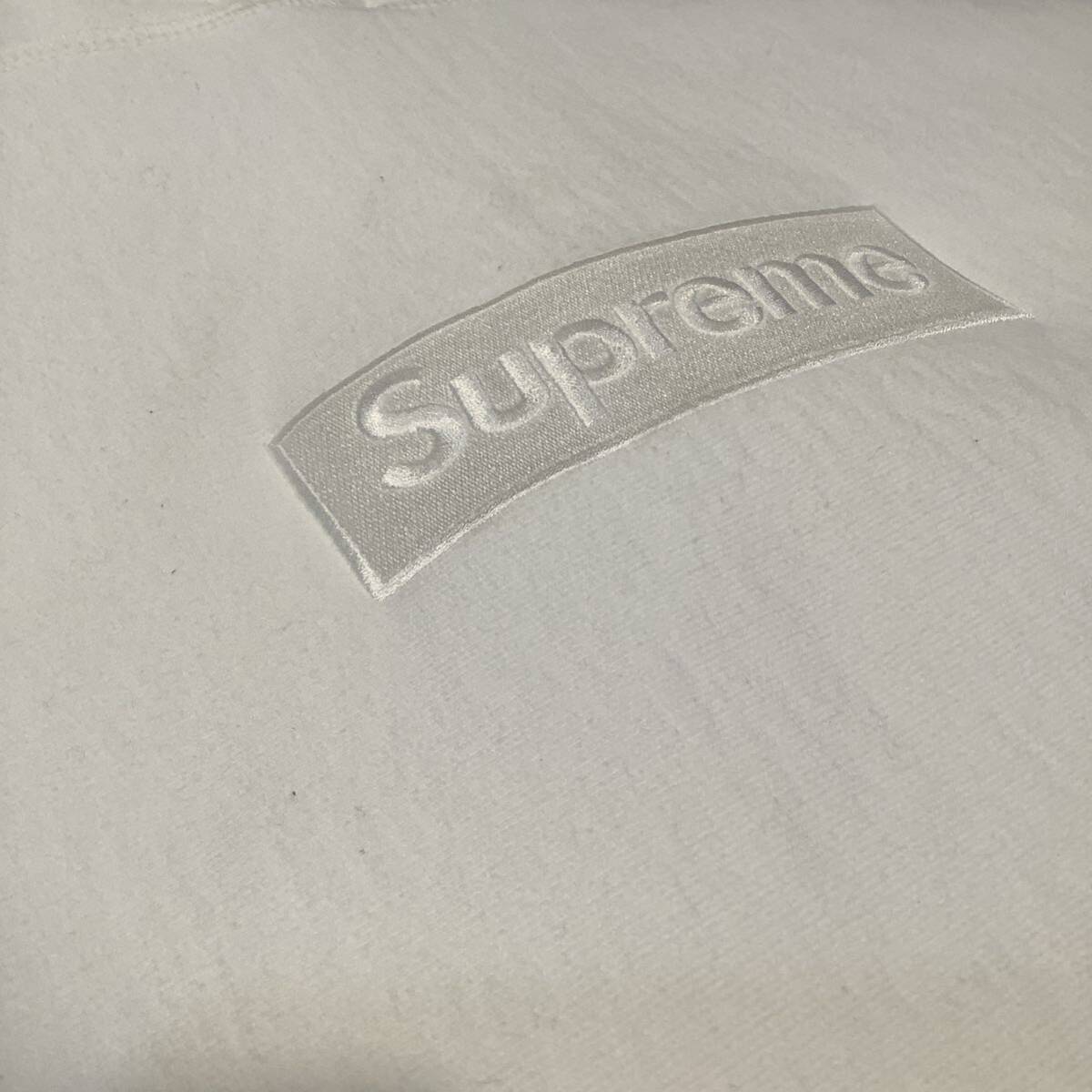 Supreme シュプリーム パーカー 2023AW Box Logo Hooded Sweatshirt ボックスロゴ パーカー ホワイト サイズL 654594_画像9