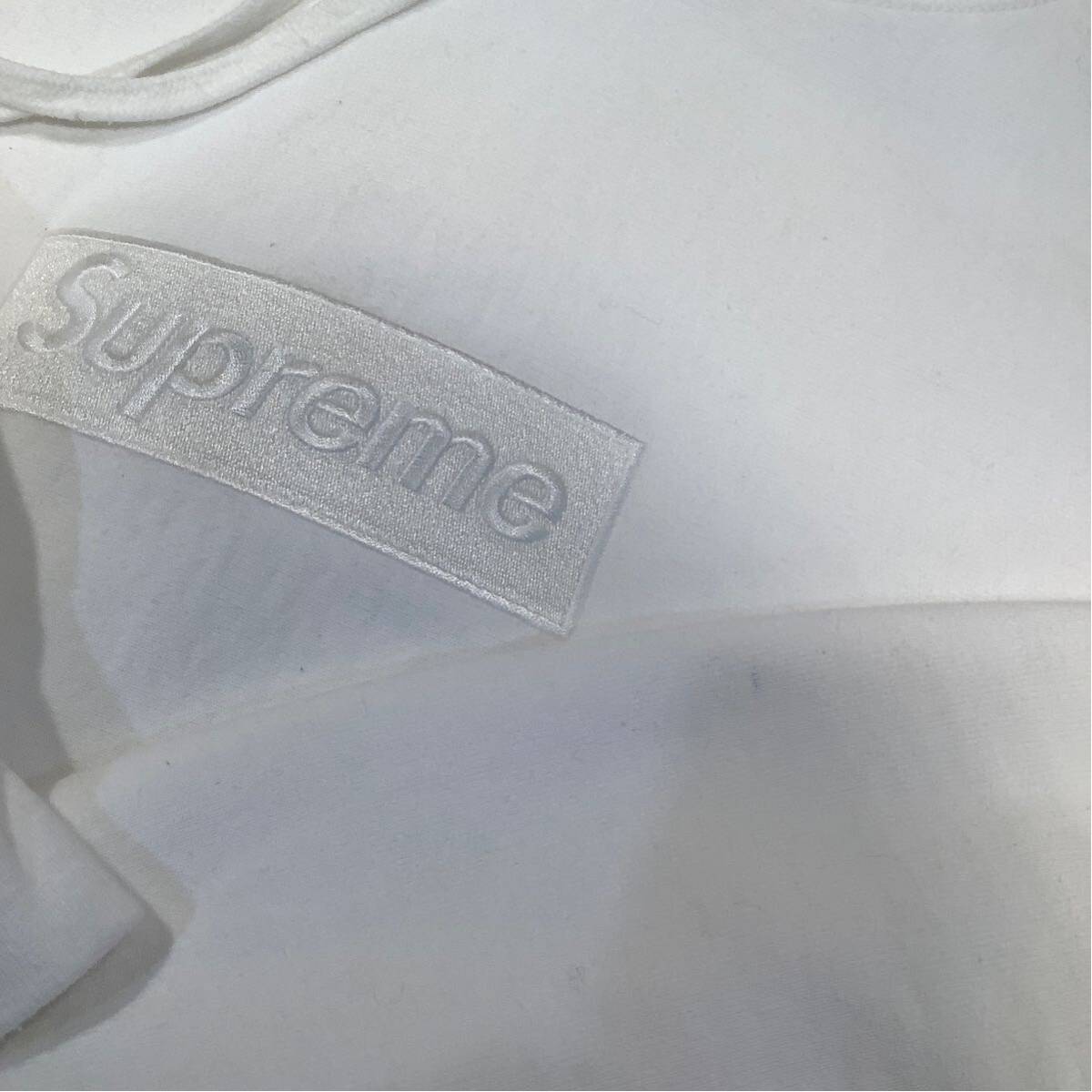 Supreme シュプリーム パーカー 2023AW Box Logo Hooded Sweatshirt ボックスロゴ パーカー ホワイト サイズL 654594_画像7