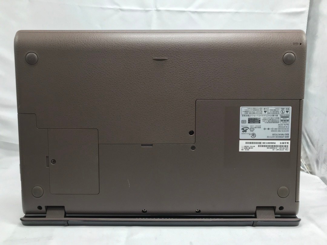 【富士通】LIFEBOOK AH77/C2 Core i7-8550U メモリ8GB HDD1TB+SSD128GB webカメラ ブルーレイ Windows10Home 15.6インチ FHD 中古ノートPC_画像7