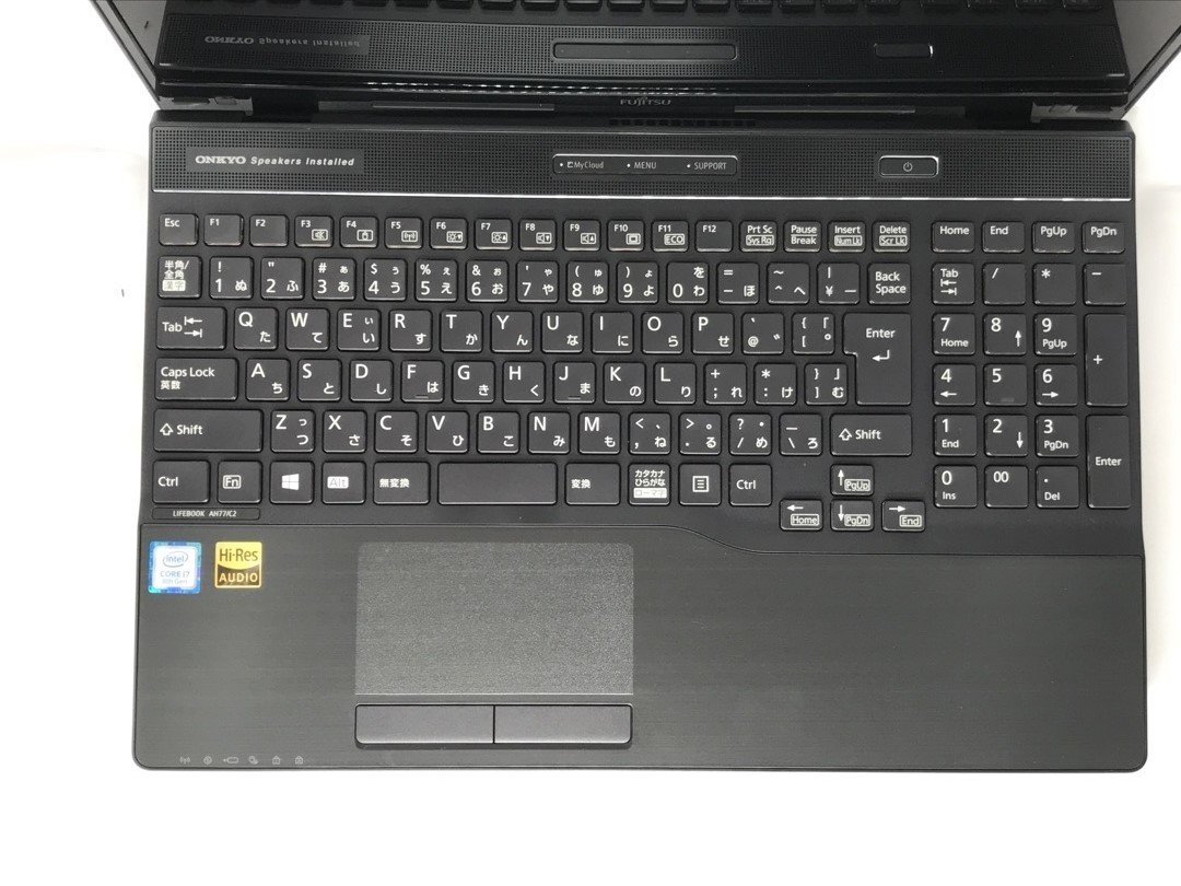 【富士通】LIFEBOOK AH77/C2 Core i7-8550U メモリ8GB HDD1TB+SSD128GB webカメラ ブルーレイ Windows10Home 15.6インチ FHD 中古ノートPC_画像3