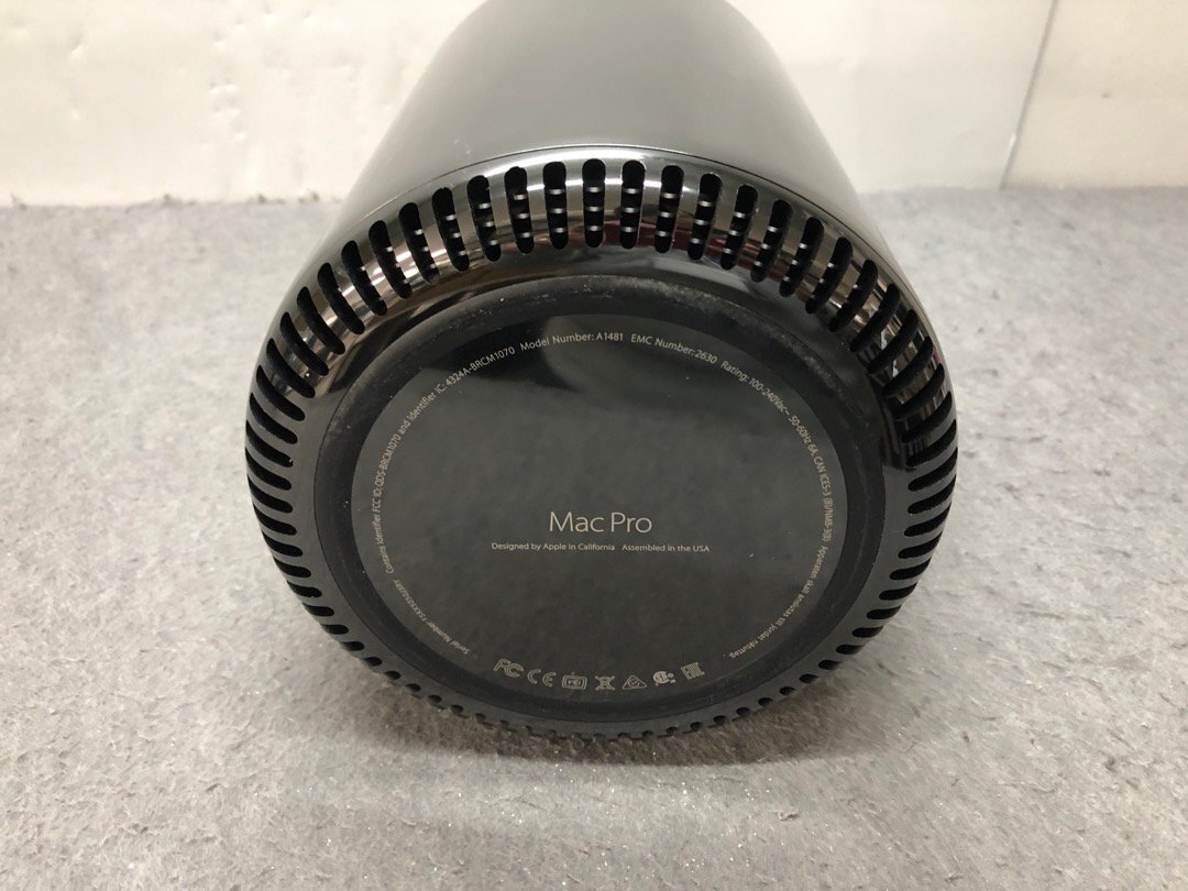 【Apple】Mac Pro Late 2013 A1481 Xeon E5-2697v2 メモリ64GB SSD1TB AMD FirePro D700 6GB x2 Wi-Fi Bluetooth OS10.15 中古Mac_画像5