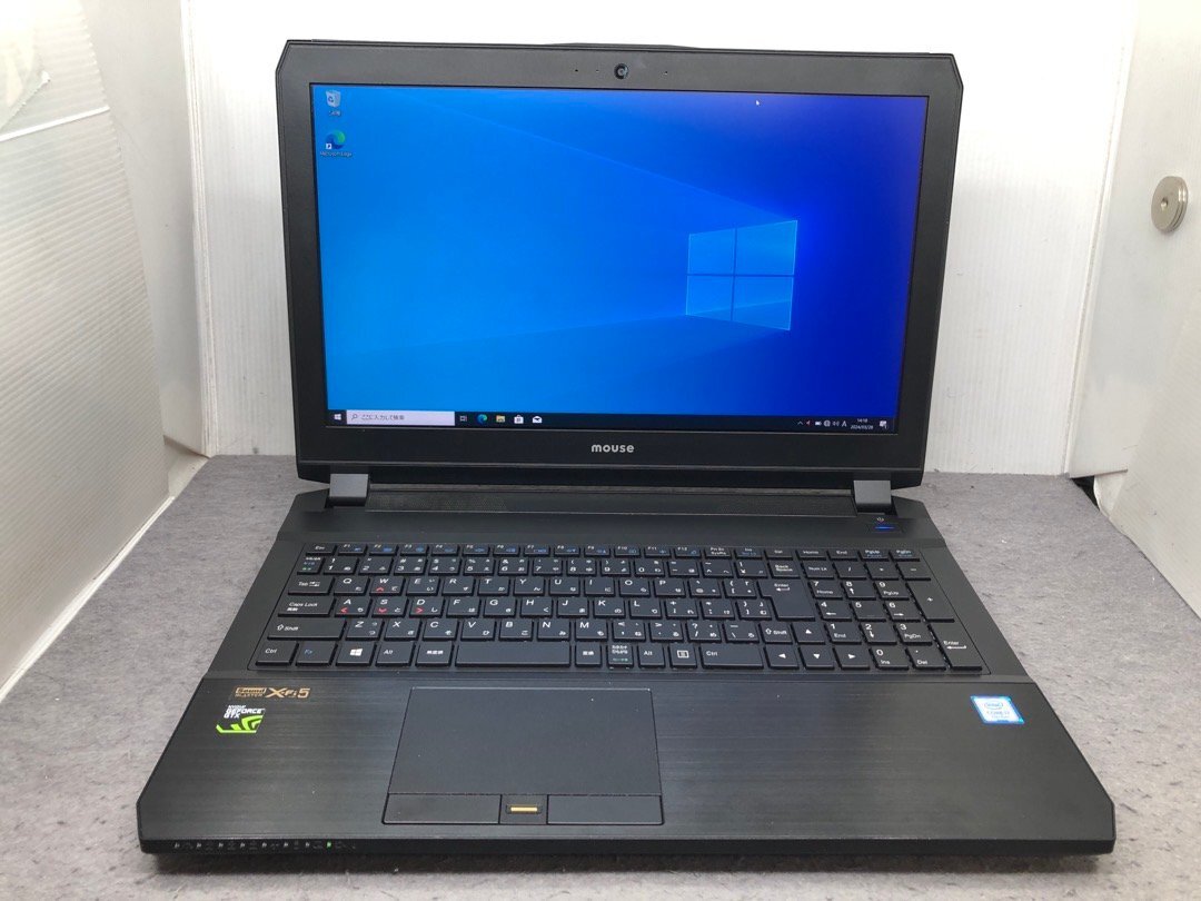 【マウスコンピューター】NG-N-i5540BA1 Corei7-7700HQ 32GB SSD480GB NVIDIA GeForce GTX 1060 Windows10Pro 15.6inch FHD 中古ノートPの画像1