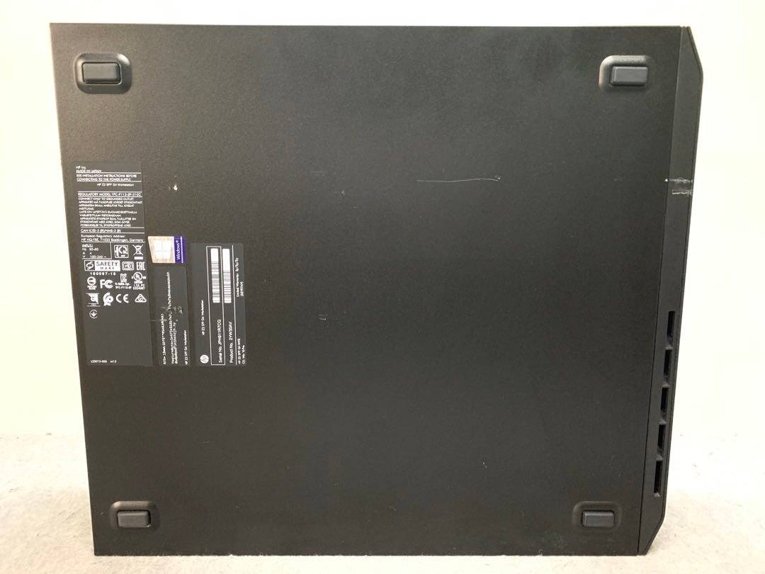 [hp]Z2 SFF G4 Workstation Xeon E-2136 memory 32GB SSD512GB NVIDIA Quadro P1000 Windows10Pro for WS used desk top personal computer 