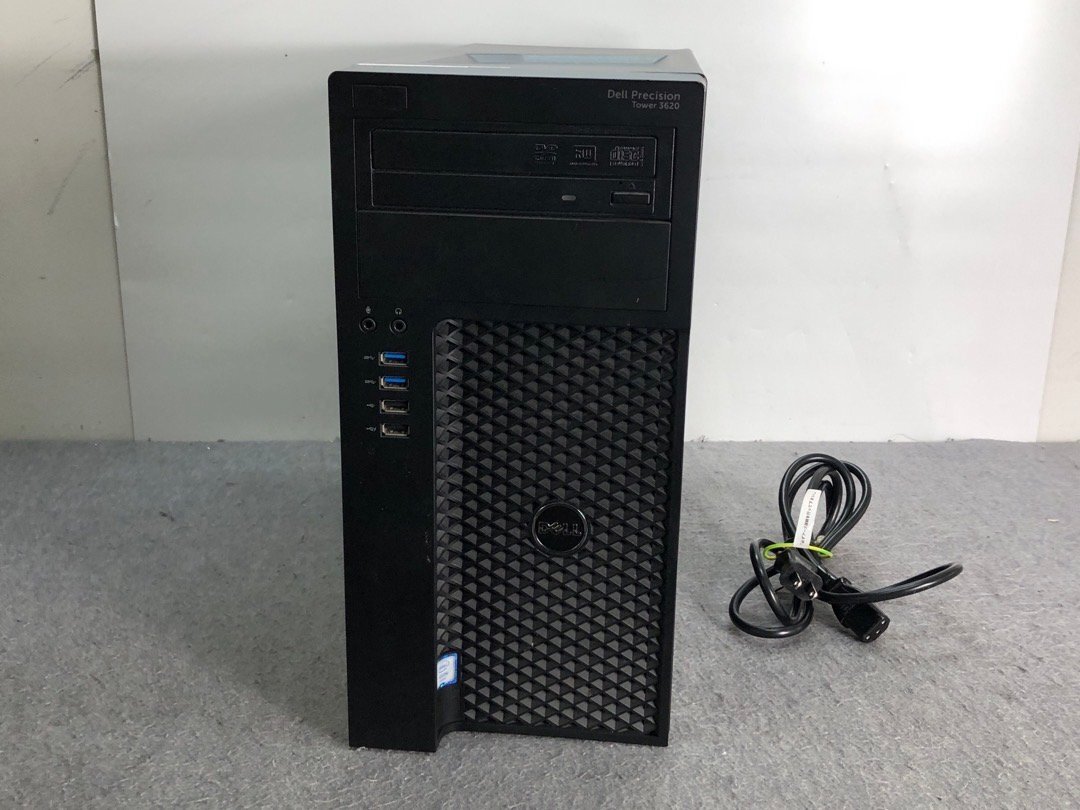 【DELL】Precision Tower 3620 Xeon E3-1270 v5 メモリ32GB SSD1TB NVMe+HDD2TB NVIDIA Quadro K620 Windows10Pro 中古デスクトップPCの画像1